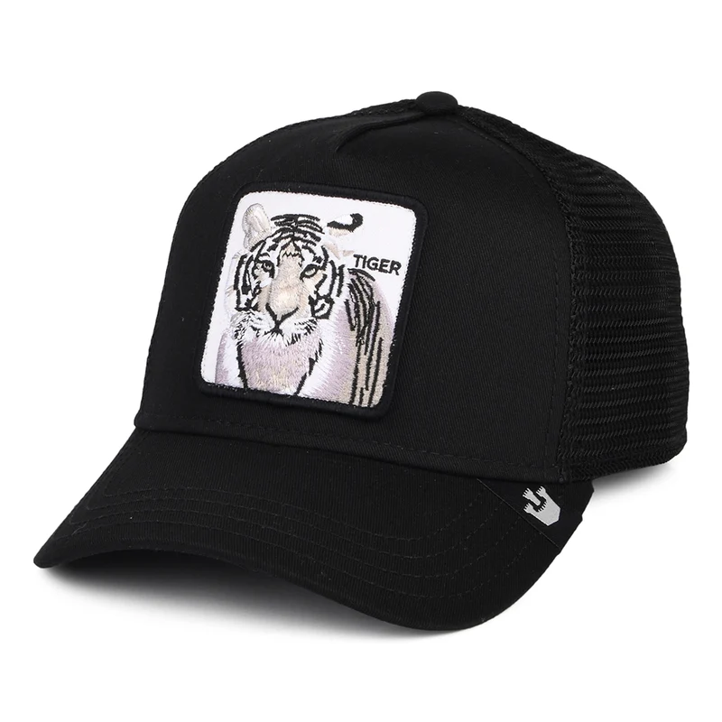 Casquette Trucker White Tiger noir GOORIN