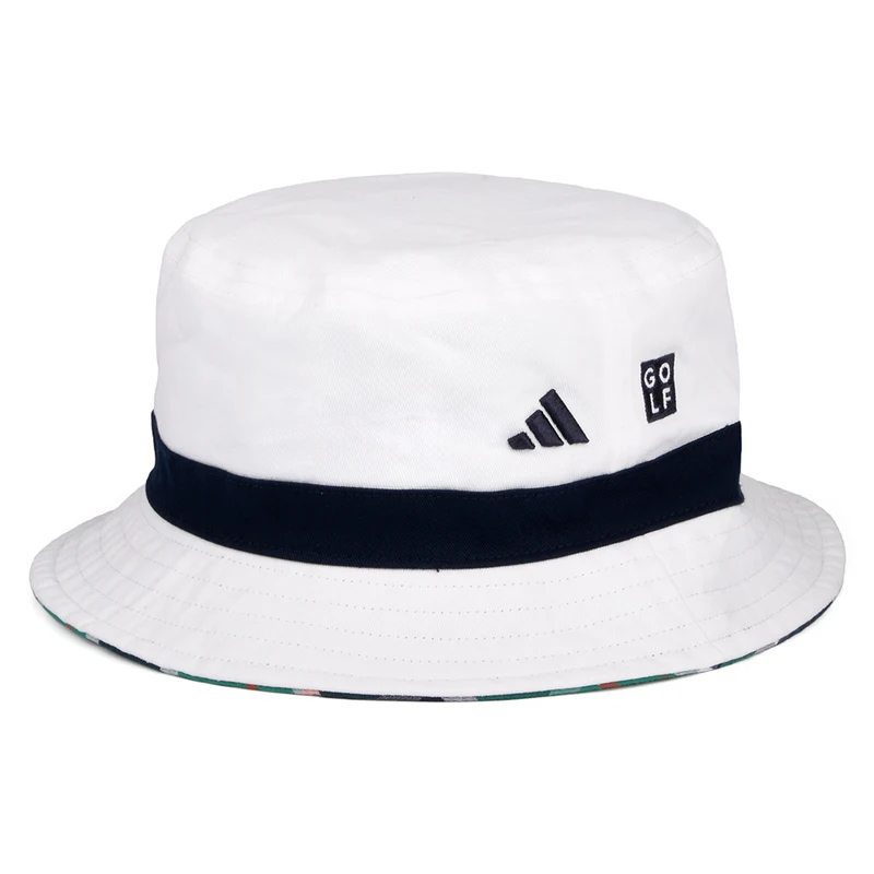 Chapeau Bob en Coton Sergé Réversible blanc ADIDAS