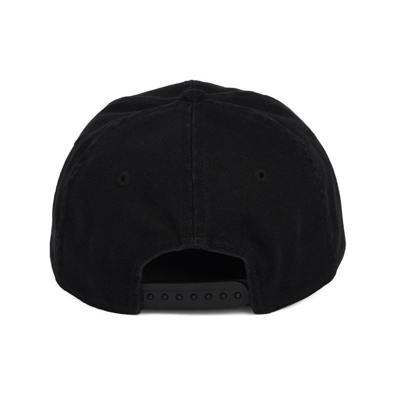 Casquette Snapback en Toile de Coton Délavée Dunes noir CARHARTT WIP