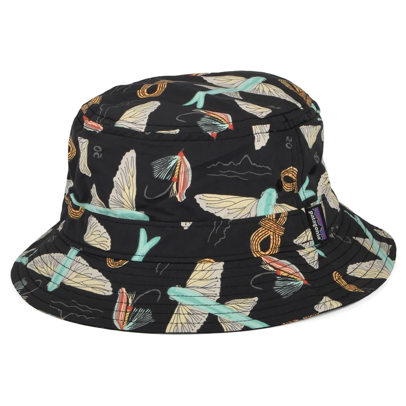 Chapeau Bob Flyfish Wavefarer noir-multi PATAGONIA