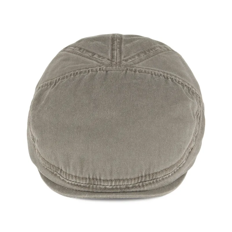 Casquette Plate en Coton Paradise olive STETSON