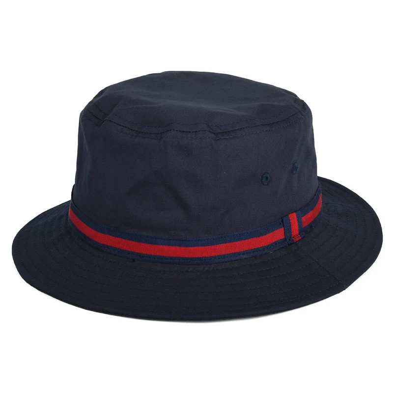Chapeau Bob Hydrofuge à Rayures bleu marine DORFMAN PACIFIC