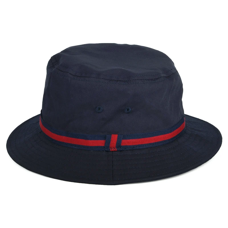 Chapeau Bob Hydrofuge à Rayures bleu marine DORFMAN PACIFIC