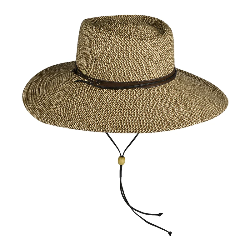 Chapeau Gaucho en Paille Toyo Bruges marron SCALA