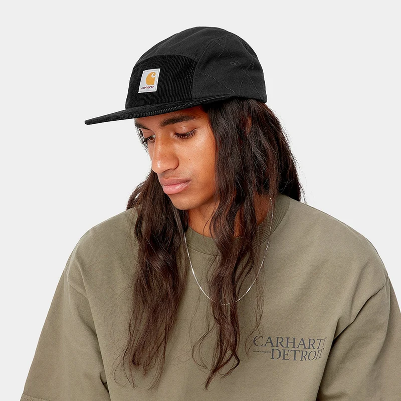 Casquette 5 Panel en Coton Bio Kirby noir CARHARTT WIP