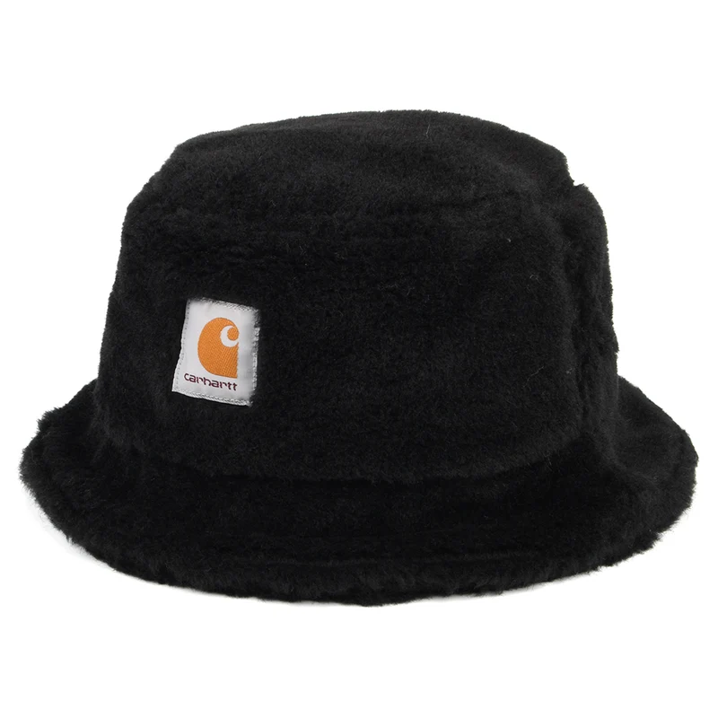Chapeau Bob en Fausse Fourrure Plains noir CARHARTT WIP