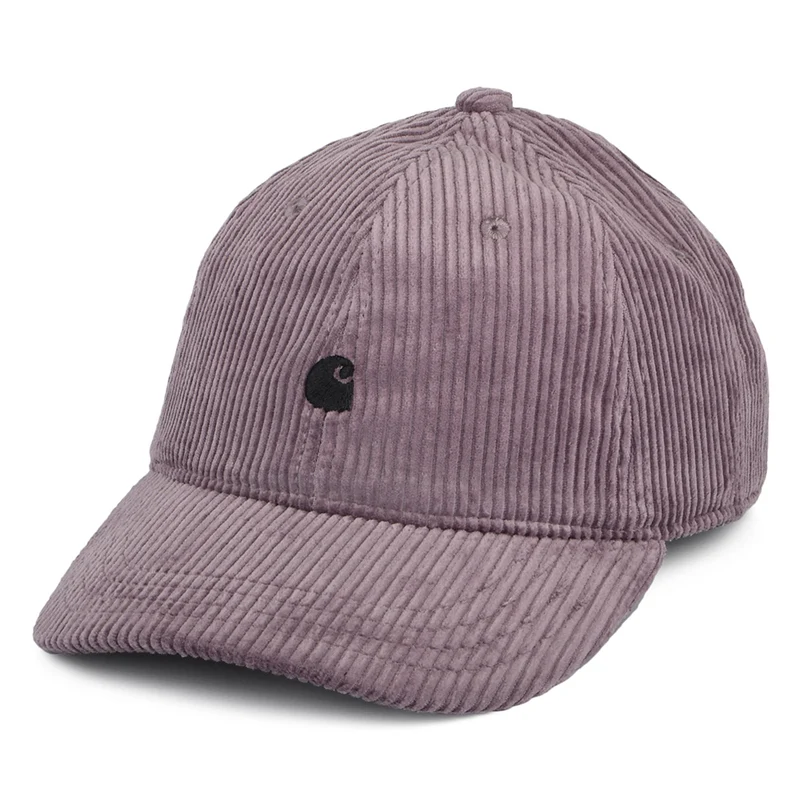 Casquette en Velours Côtelé Harlem violet clair CARHARTT WIP