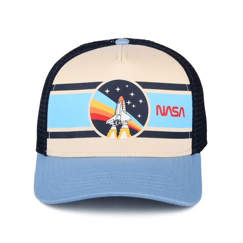 Casquette Trucker Sinclair ivoire-bleu marine-bleu clair NASA