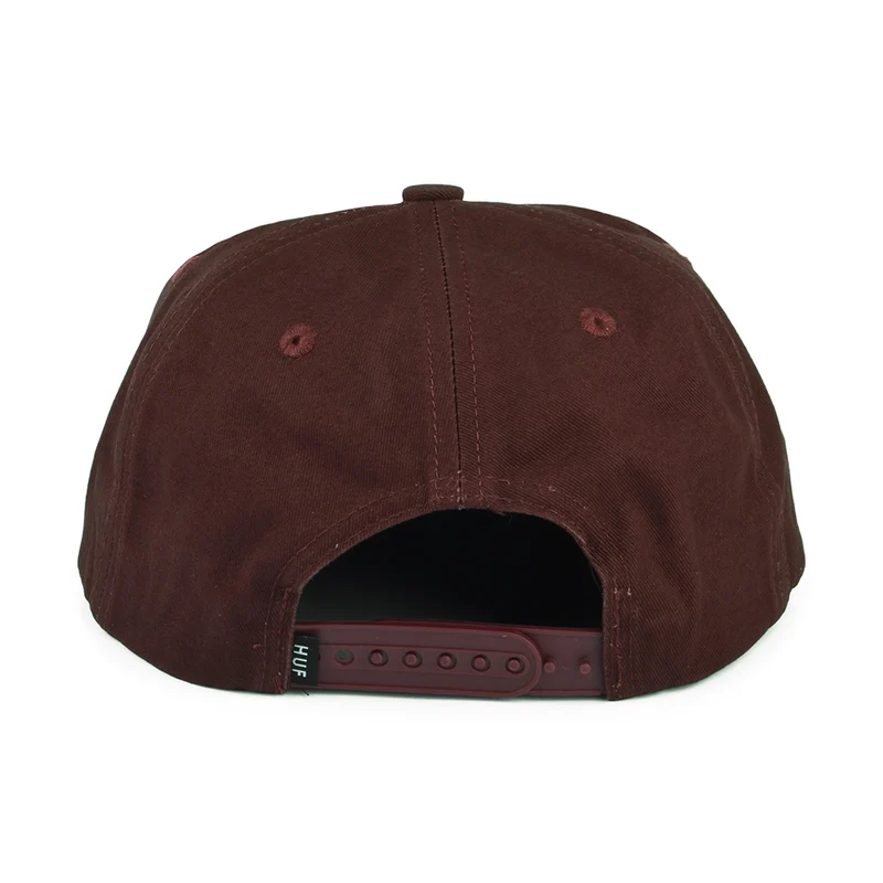 Casquette Snapback Non Structurée Triple Triangle marron HUF