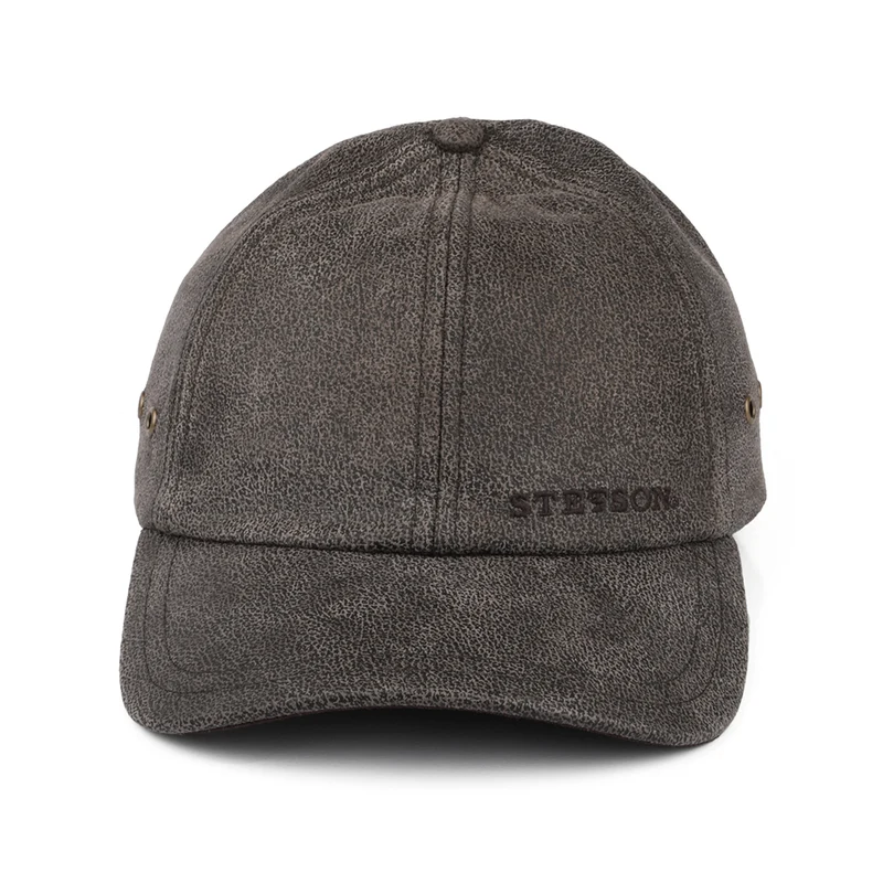 Casquette en Cuir marron STETSON