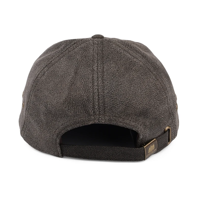 Casquette en Cuir marron STETSON