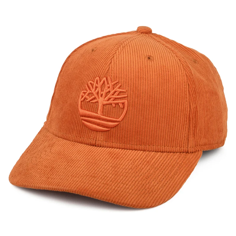Casquette en Velours Côtelé Logo rouille TIMBERLAND