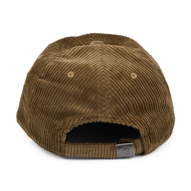 Casquette en Velours Côtelé Harlem marron-noir CARHARTT WIP