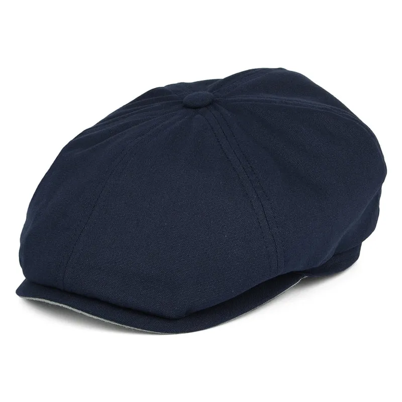 Casquette Gavroche en Toile de Coton Hudson bleu marine-menthe FAILSWORTH