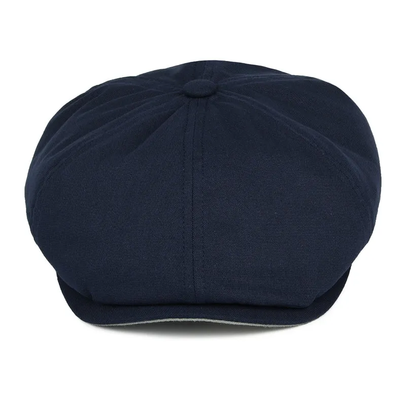 Casquette Gavroche en Toile de Coton Hudson bleu marine-menthe FAILSWORTH