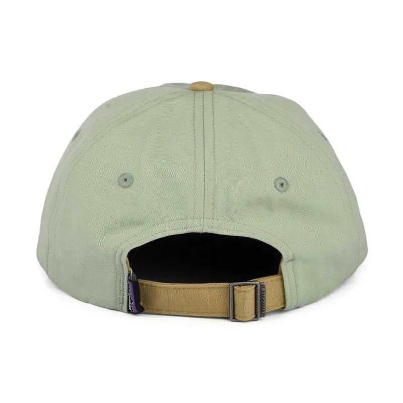 Casquette en Coton Bio P-6 Label Trad sauge PATAGONIA