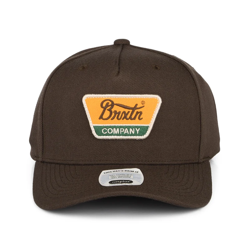 Casquette Snapback Linwood C NetPLus MP marron foncé BRIXTON