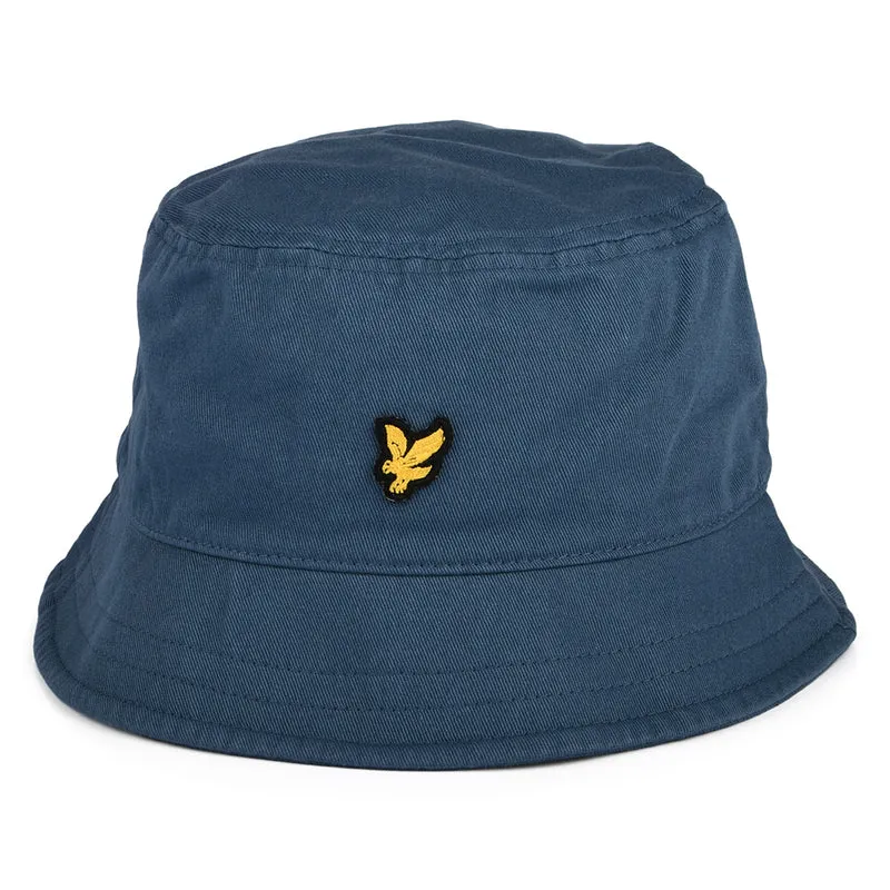 Chapeau Bob en Coton Sergé bleu fumée LYLE & SCOTT