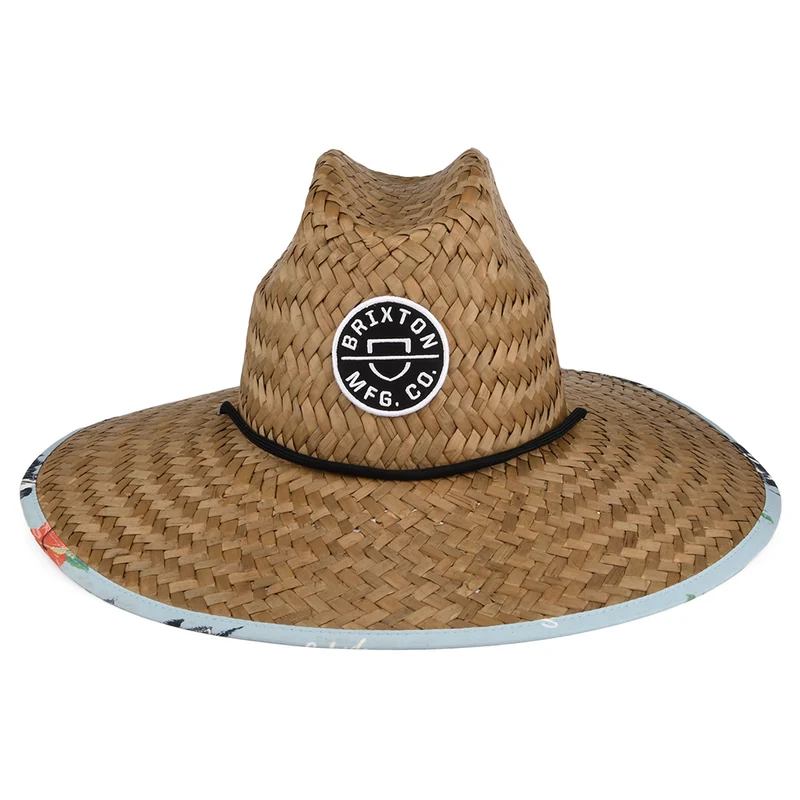 Chapeau Lifeguard en Paille Crest cuivre BRIXTON