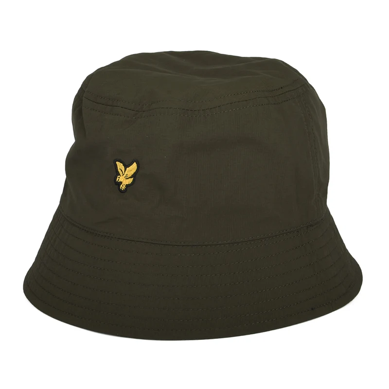 Chapeau Bob Ripstop Réversible noir-olive LYLE & SCOTT