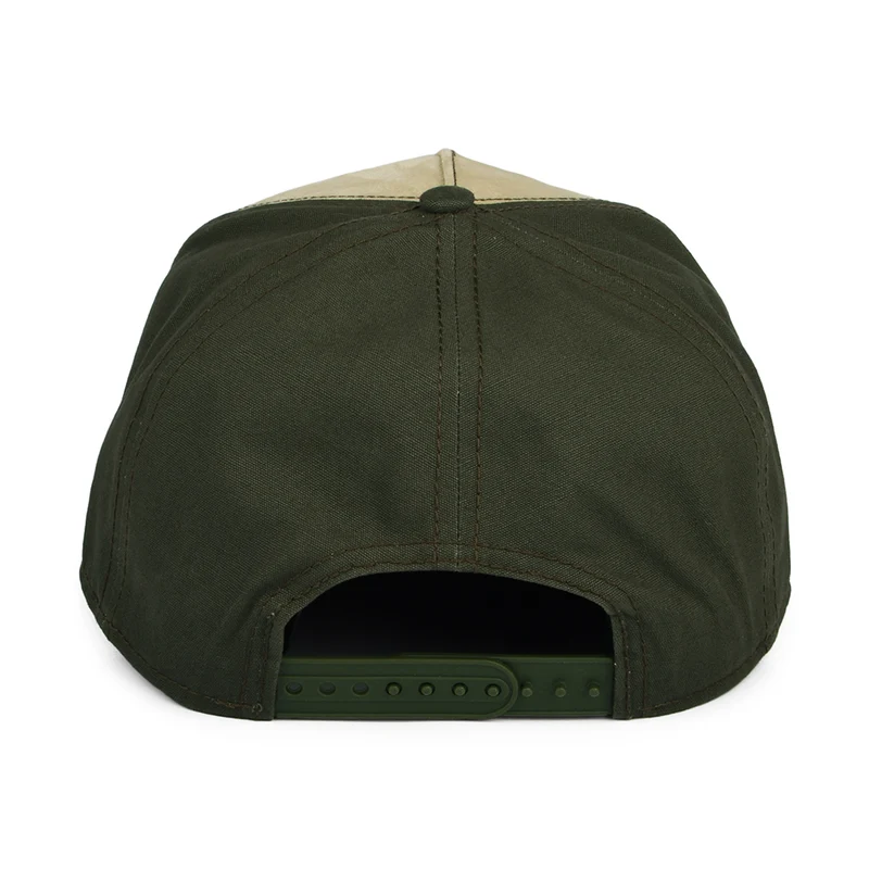 Casquette Snapback Wild Life beige-olive-marron STETSON