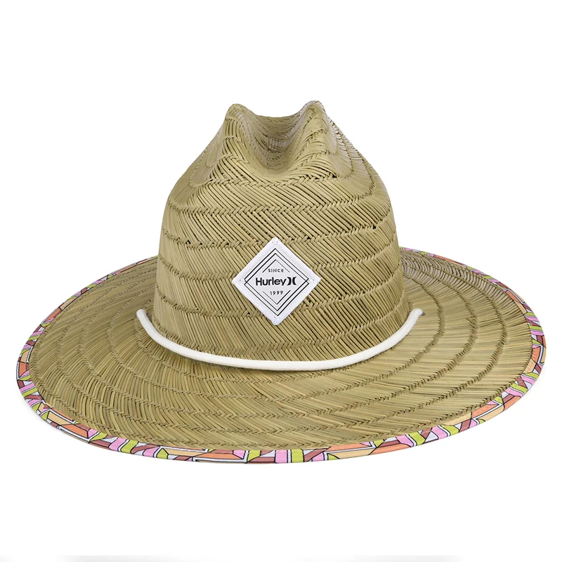 Chapeau Lifeguard Femme en Paille Diamond naturel HURLEY