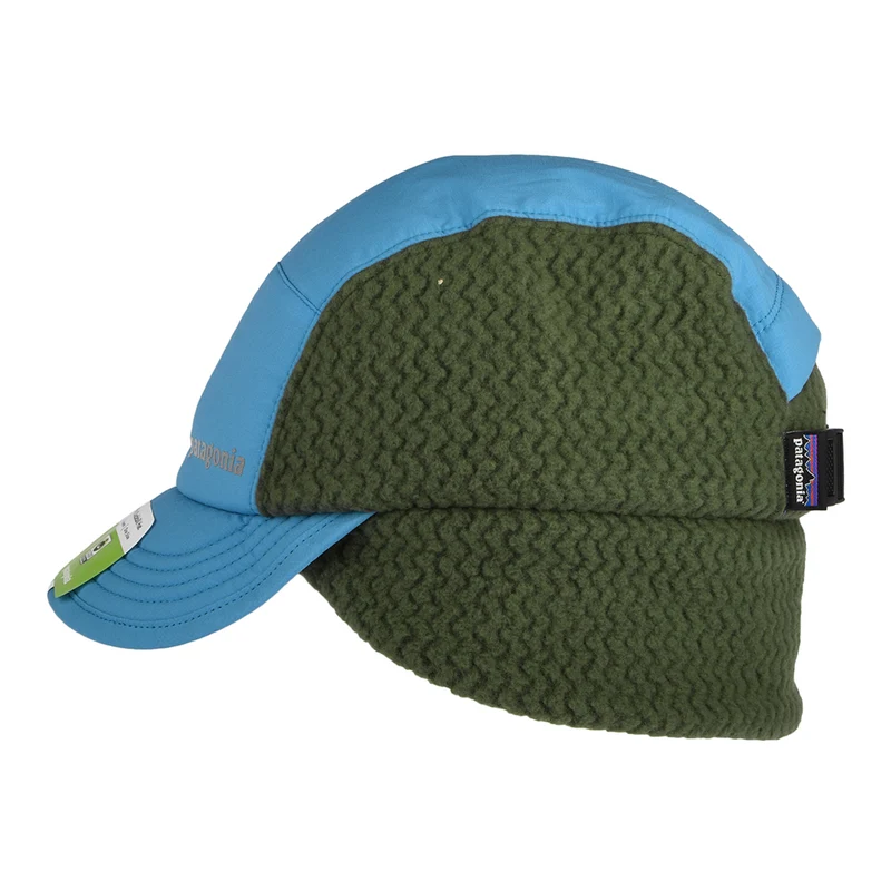 Casquette Hiver Bec-de-Canard Avec Protège-Oreilles bleu-gris PATAGONIA