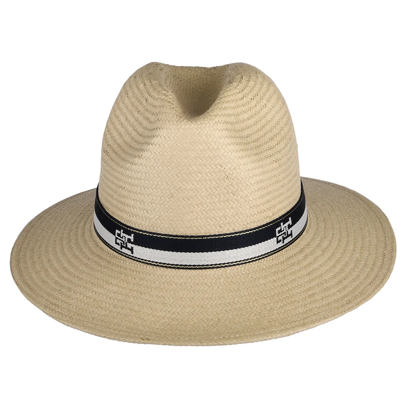 Chapeau Fedora en Paille Toyo Iconic Prep naturel TOMMY HILFIGER