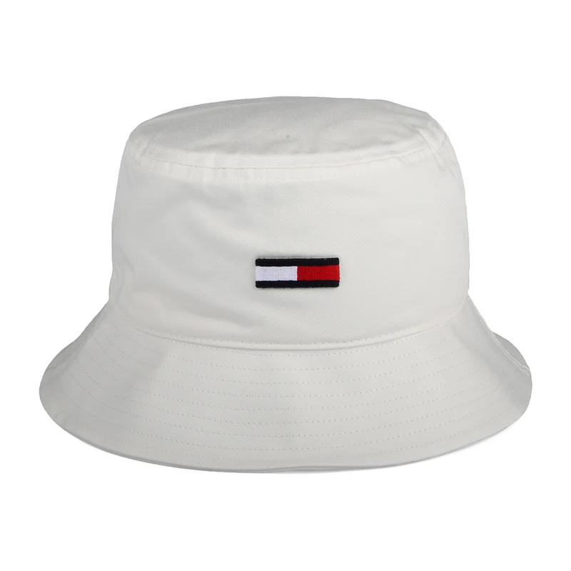 Chapeau Bob en Coton Bio TJW Flag ecru TOMMY HILFIGER
