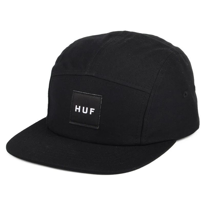 Casquette 5 Panel Essentials Box Logo noir HUF