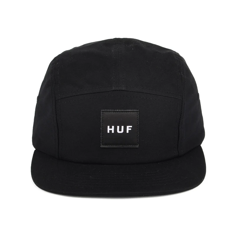 Casquette 5 Panel Essentials Box Logo noir HUF