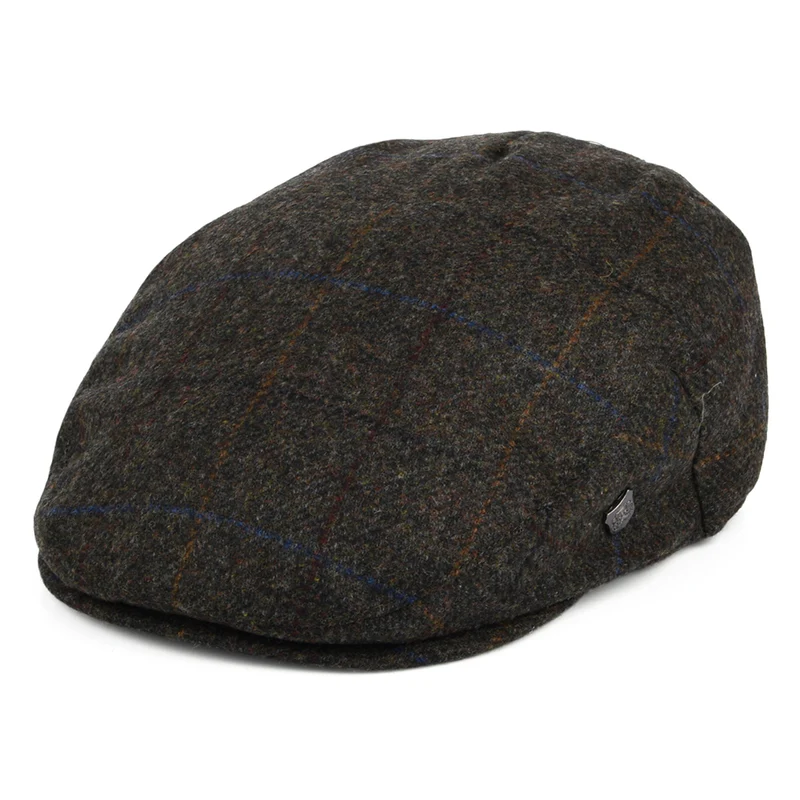 Casquette Plate en Moon à Carreaux Cambridge anthracite-multi FAILSWORTH