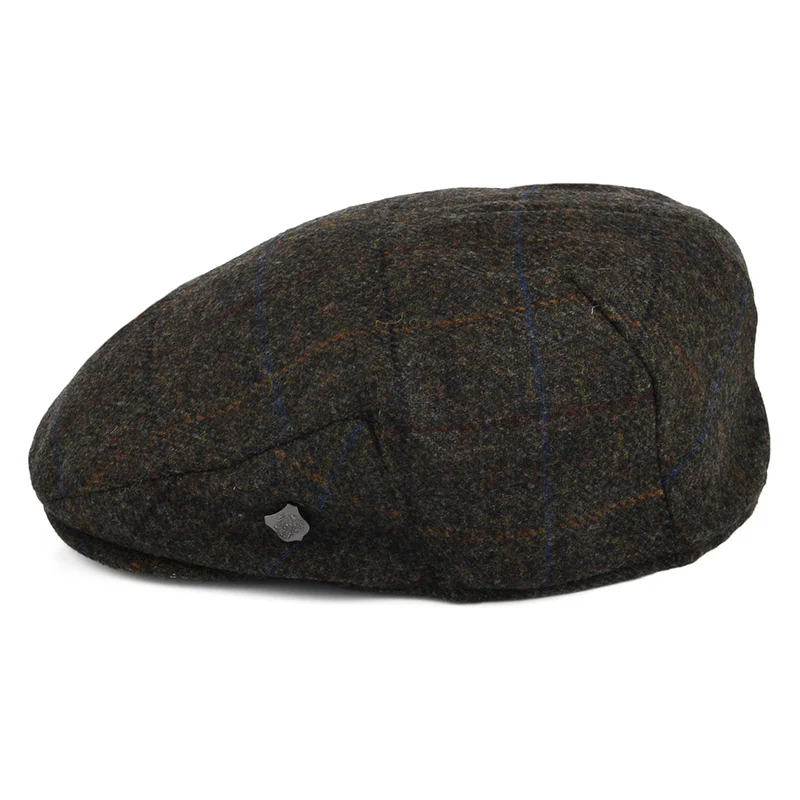 Casquette Plate en Moon à Carreaux Cambridge anthracite-multi FAILSWORTH