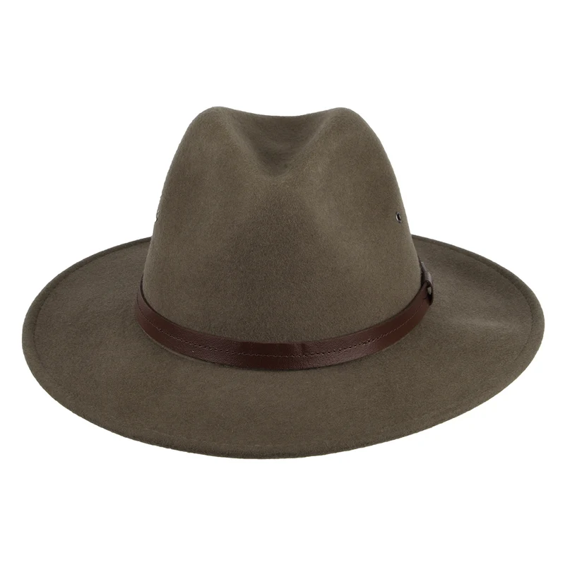 Chapeau Australien en Laine Feutrée Hydrofuge Winston marron SUNDAY AFTERNOONS