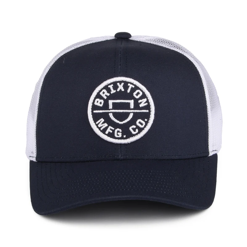 Casquette Trucker Crest NetPlus MP bleu marine-blanc BRIXTON