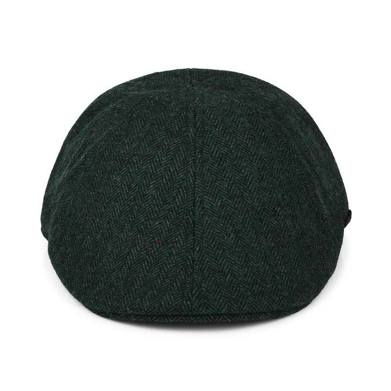 Casquette Plate à Chevrons Bec-de-Canard Mr. Mitchell vert BARTS