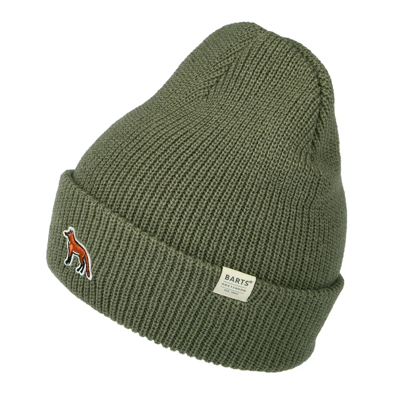 Bonnet Renards à Revers Portash vert militaire BARTS