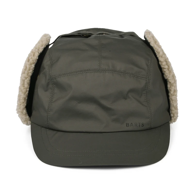 Casquette 5 Panel Avec Protège-Oreilles Boise vert militaire BARTS
