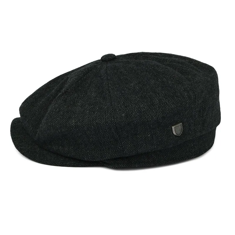 Casquette Gavroche Ample Brood noir-gris BRIXTON