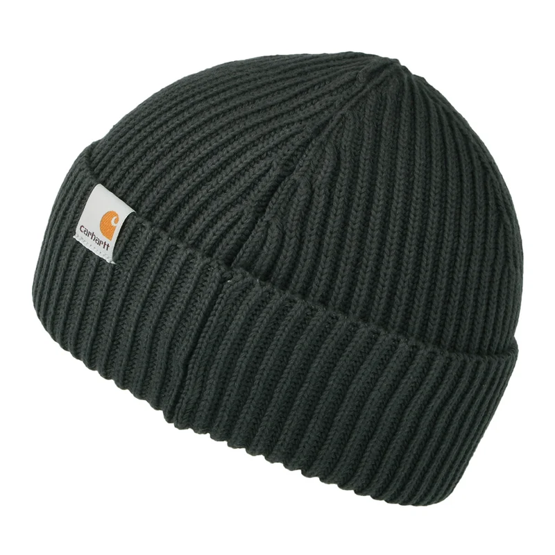 Bonnet Marin en Coton Bio Burbank anthracite CARHARTT WIP