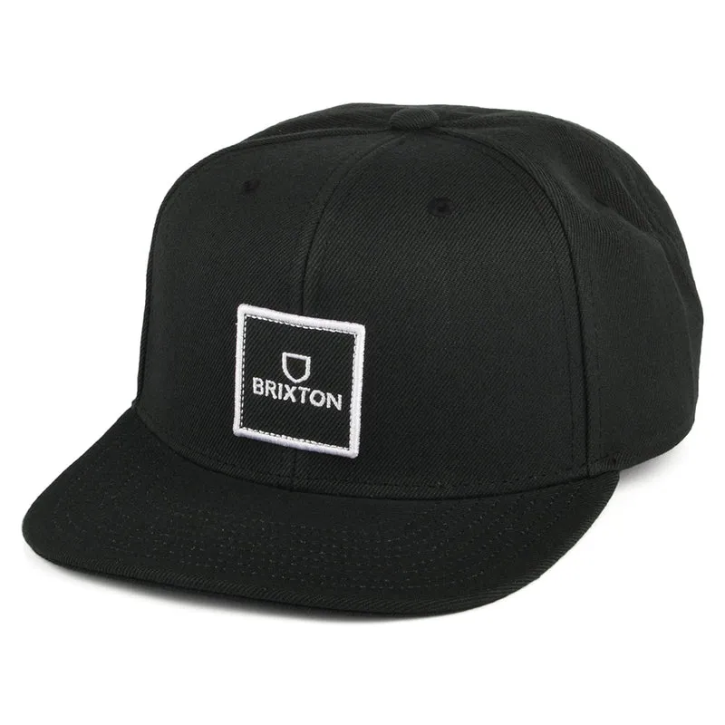 Casquette Snapback Alpha Square NetPlus MP noir BRIXTON