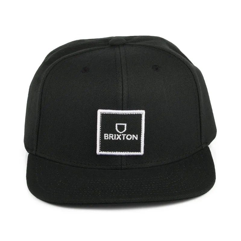 Casquette Snapback Alpha Square NetPlus MP noir BRIXTON