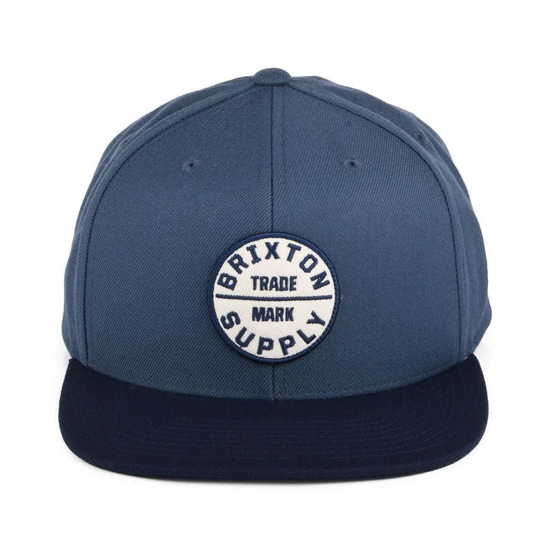 Casquette Snapback Oath III bleu marine délavé-bleu sarcelle BRIXTON