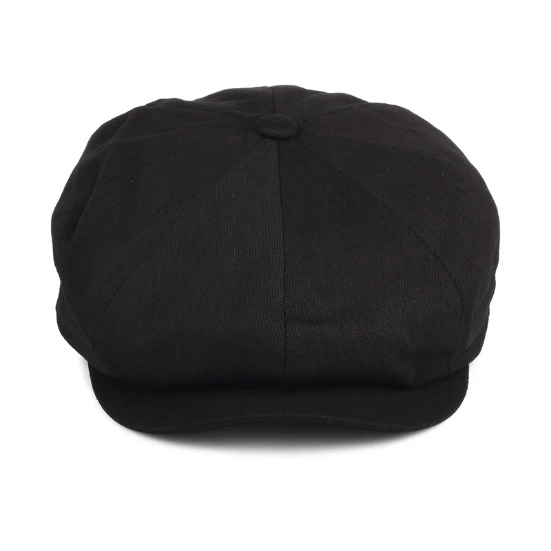 Casquette Gavroche Ample en Coton Brood noir BRIXTON
