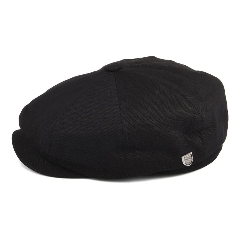 Casquette Gavroche Ample en Coton Brood noir BRIXTON