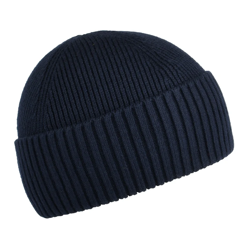 Bonnet Marin en Cotton et Cachemire Flag bleu marine foncé TOMMY HILFIGER
