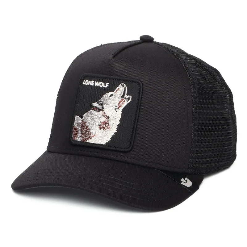 Casquette Trucker Lone Wolf noir GOORIN
