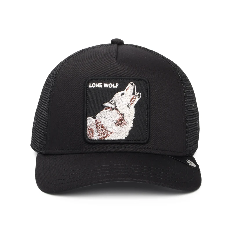 Casquette Trucker Lone Wolf noir GOORIN