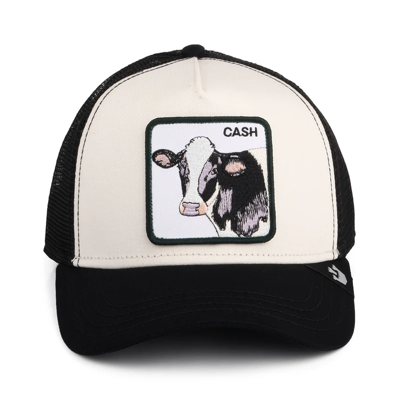 Casquette Trucker Cash Cow blanc-noir GOORIN