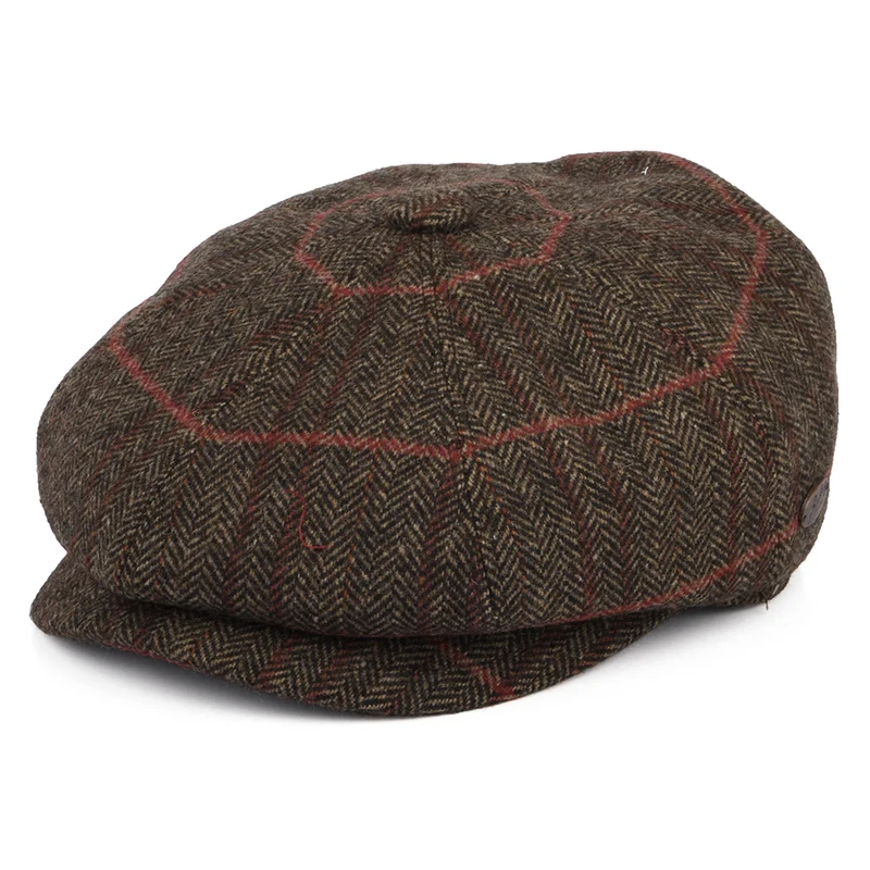 Casquette Gavroche en Laine Mélangée Avec Protège-Oreilles Foster chêne-multi BAILEY